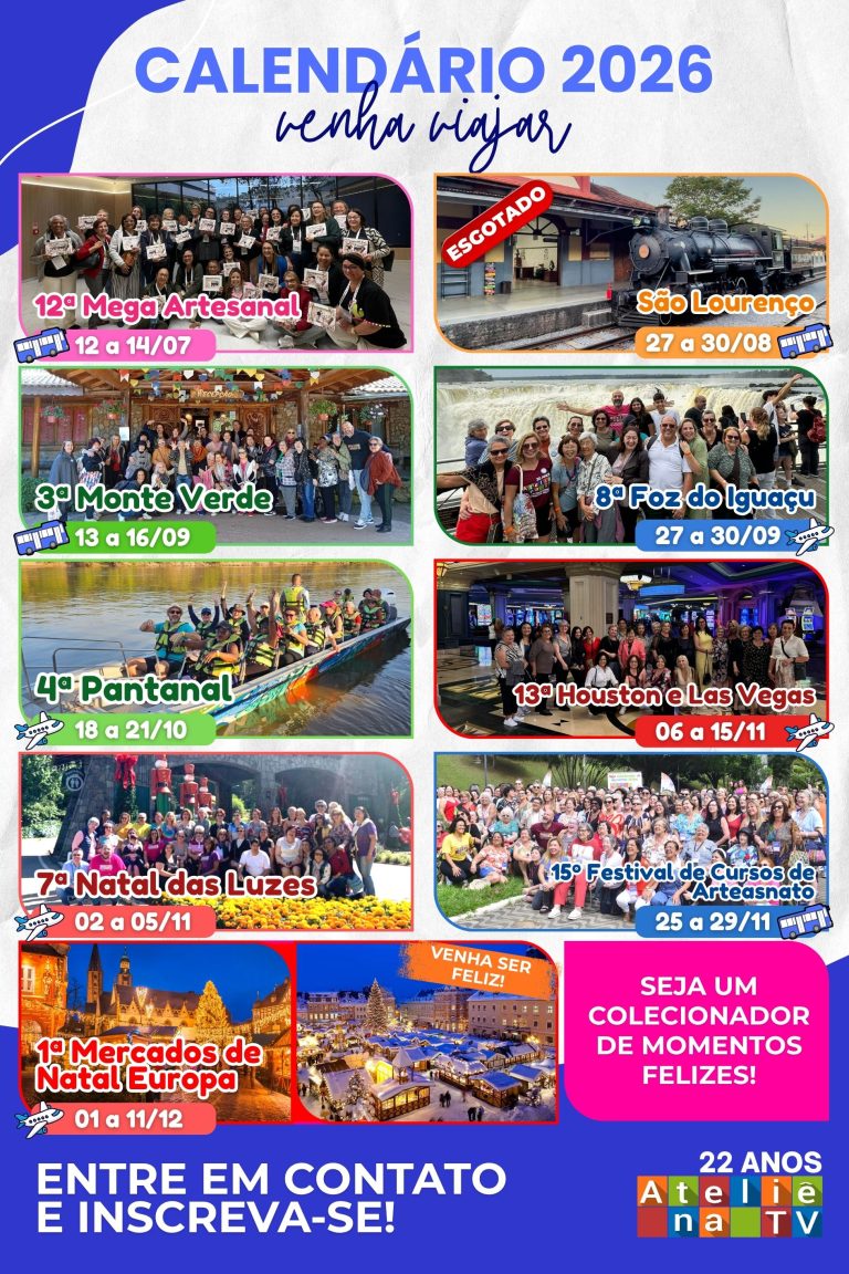 Banner Viagens 2026 100x170cm