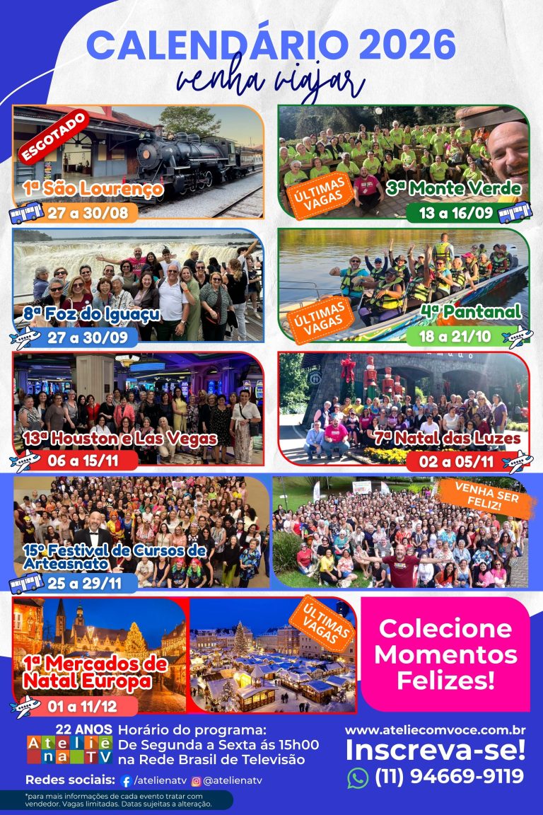 Banner Viagens 2026 100x150cm