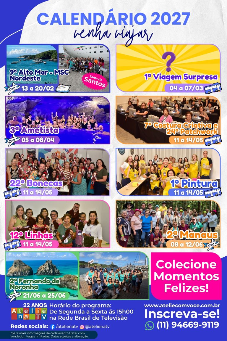 Banner Viagens 2027 Atualizado 100x150cm